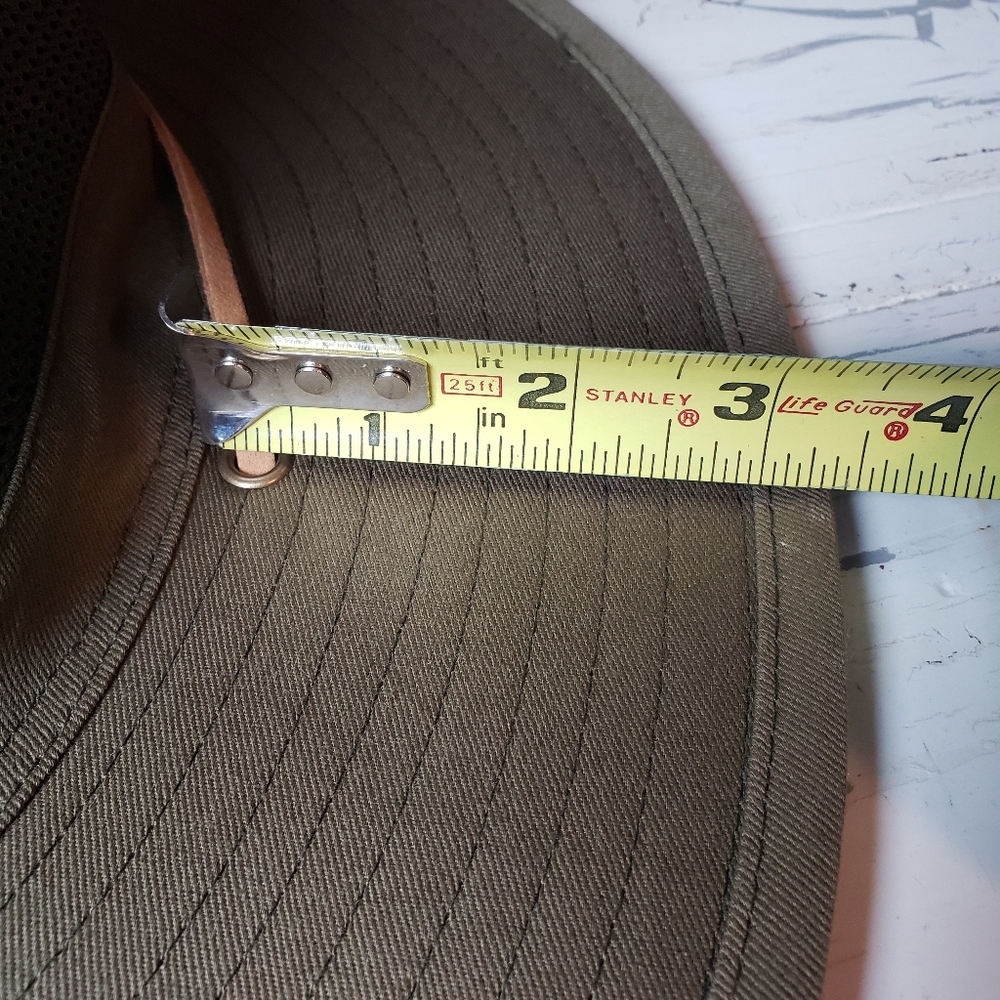 Goldcoast Sunwear 'Stream' Pike Crown Mesh Safari Hat in OD Green - One Size - Picture 11 of 16